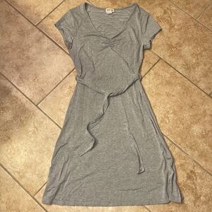 Gray polyester blend dress NWOT